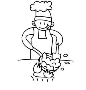 柚子简笔画图片