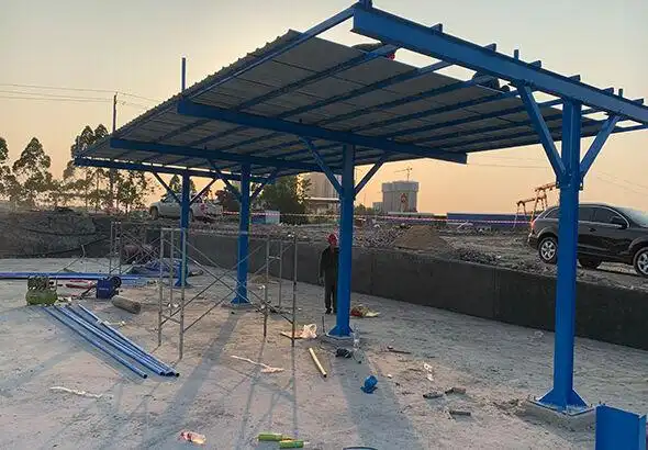 钢筋加工棚案例