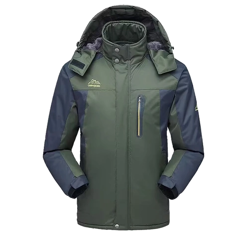 大码加绒加厚登山服防风防水保暖户外服外套定制印logo冲锋衣男士