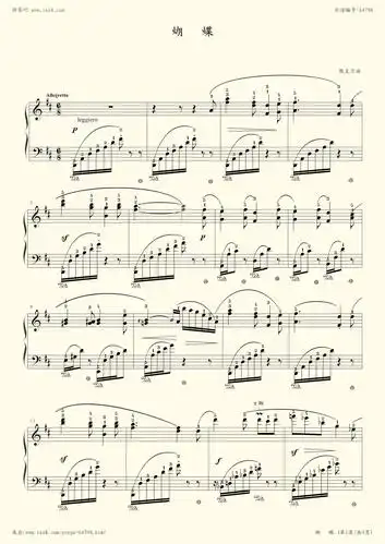 钢琴谱:31.高师钢基(三)蝴蝶