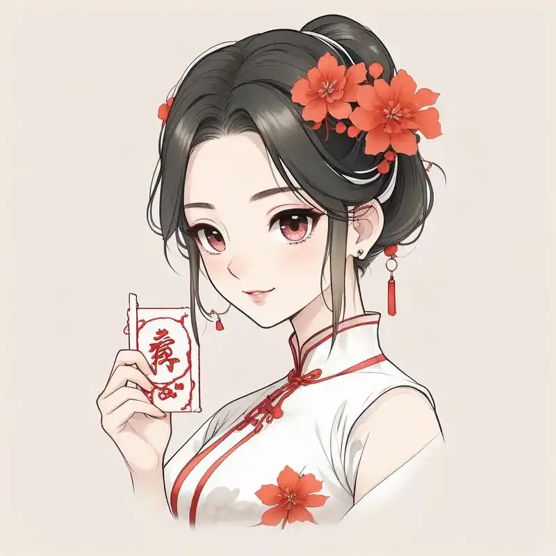 90招财幸运女神头像95