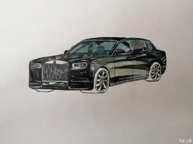 奢华依旧——手绘劳斯莱斯幻影
