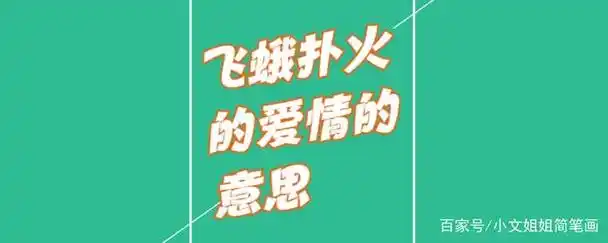 飞蛾扑火的爱情的意思