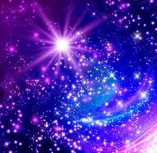 发光的星星照片