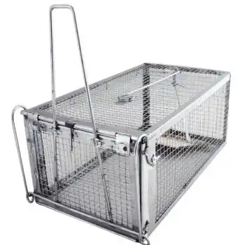 曾粤宗 诱捕式灭老鼠笼x2 连续捕鼠器 家用捉鼠笼