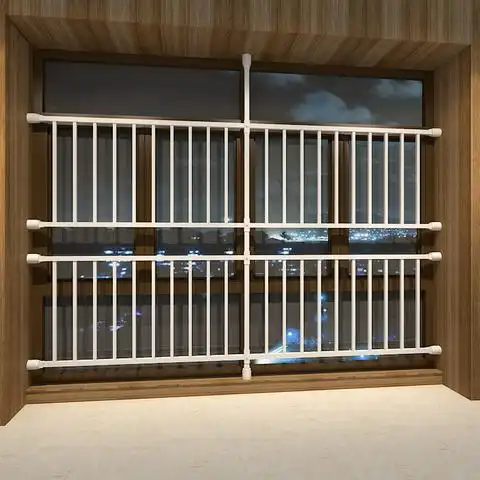 窗户防护栏防盗窗防盗网免打孔儿童自装家用阳台飘窗高层护