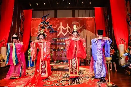 梦回唐朝盛唐时期的隆重婚庆场面完美再现唐朝婚礼中的重要流程精彩