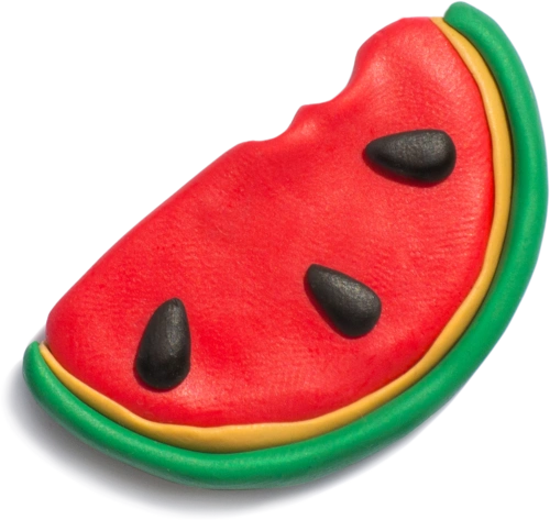 橡皮泥西瓜图片