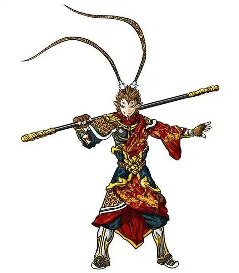 孙带颜色孙悟空简笔画怎么画简单又帅孙悟空简笔画教学简笔画孙悟空