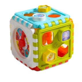 麦宝创玩六面体玩具13周岁积木儿童宝宝六面盒男女孩形状配对6面体