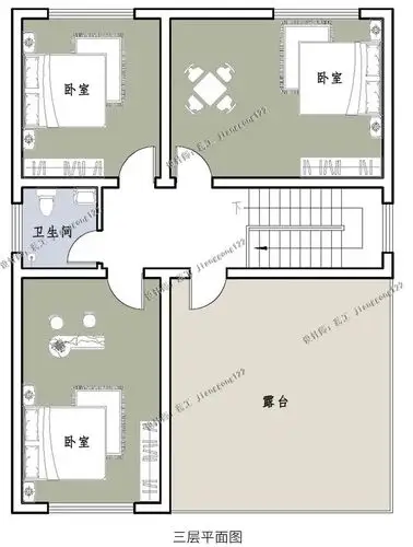 原创5款小户型三层别墅9米12米第1款设计就非常棒