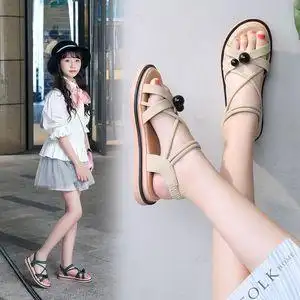 女童凉鞋2021新款夏季韩版女童网红凉鞋公主儿童凉鞋女中大童休闲