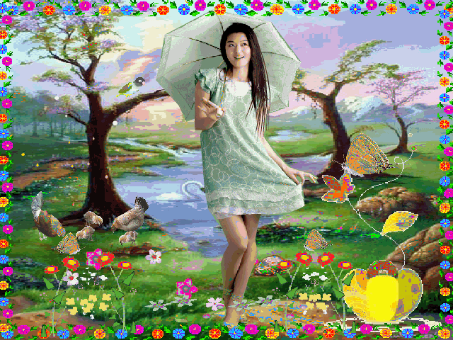 动态风景人物图 《2》 - 心之寻 - 心之寻的博客