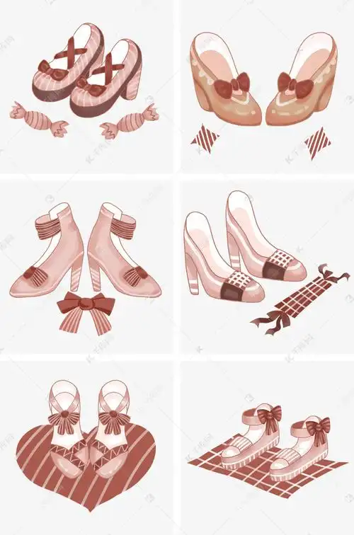 洛丽塔风格名媛高跟鞋素材图片免费下载-千库网