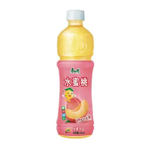 【酒饮】康师傅水蜜桃汁450ml /瓶