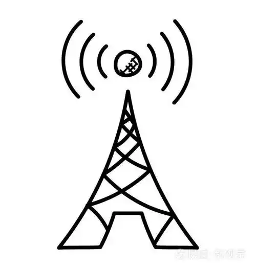 无线互联网信号塔插画-正版商用图片1s2bji-摄图新视界