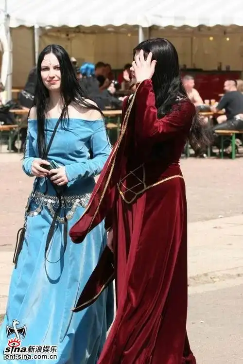 资料图片:德国莱比锡歌特音乐节乐迷装束(69)