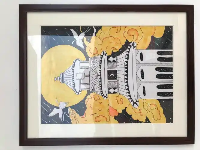 手提画笔 艺术飞扬——衢江区杜泽镇初级中学八年级组美术作品比赛