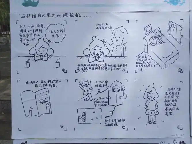 西平高中"第二届525心理健康教育宣传周"第一天活动剪影