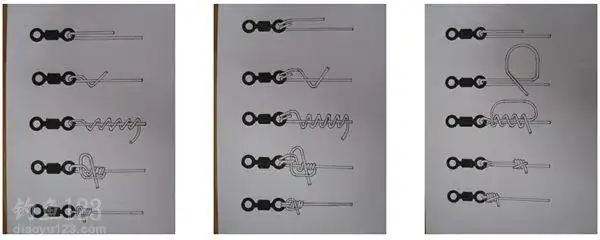 海竿使用方法之海竿钓组中八字环的绑法(三)