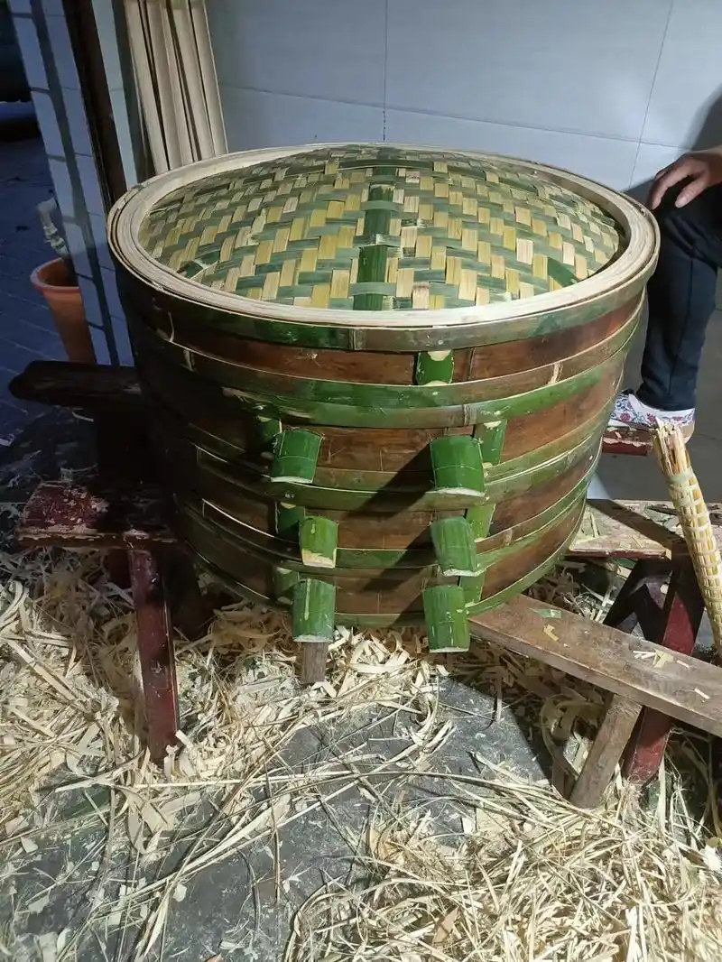 坚持制作手工竹蒸笼的路上一直未变!无 - 抖音