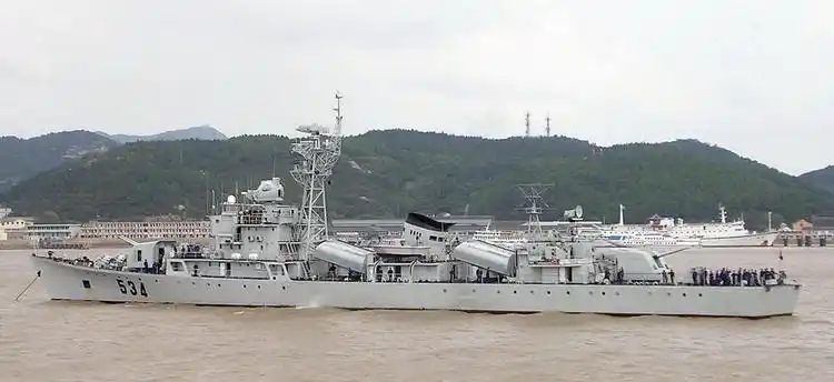 053h1型(北约称"江湖ii级")导弹护卫舰534