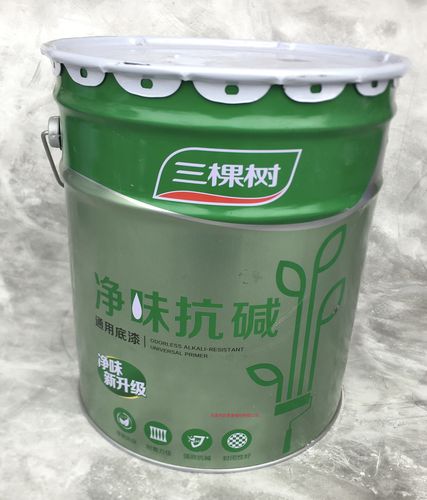 三棵树净味抗碱底漆通用底漆内墙墙面漆涂料乳胶漆大桶白色20kg