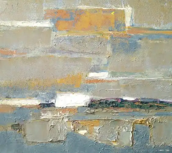 半抽象风景,戴晓芳, 2017年布面油画 | 衍艺圈 - topart.