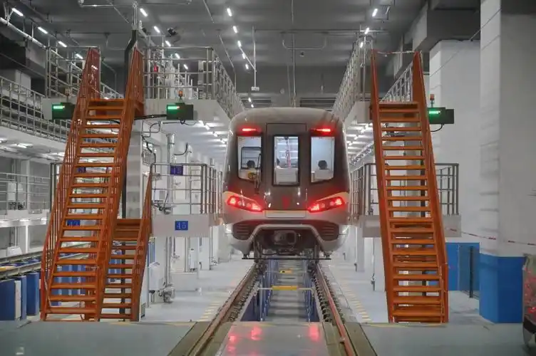 广州轨道交通十一号线赤沙车辆段地面层热滑试验成功