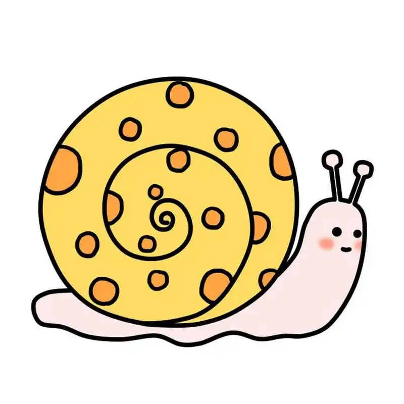 96绘画小课堂|小蜗牛96简笔画分享 96绘画小课堂之小蜗牛简笔画