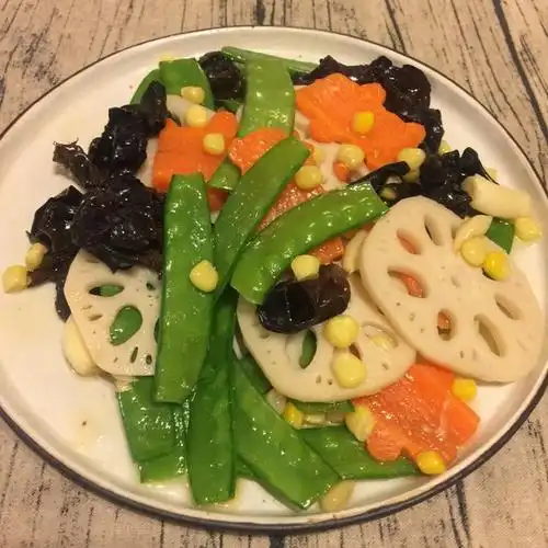 手机用户0668lvz4做的素菜也可以这么美荷塘小炒