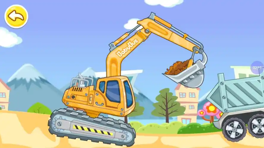 宝宝巴士亲子游戏 第033集 宝宝认工程车 宝宝巴士动画片 儿童益智