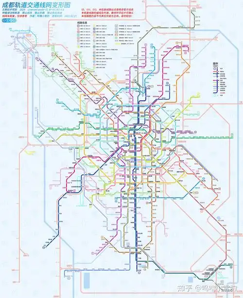 自制《成都轨道交通线网变形图(五期初步规划)》 - 知乎