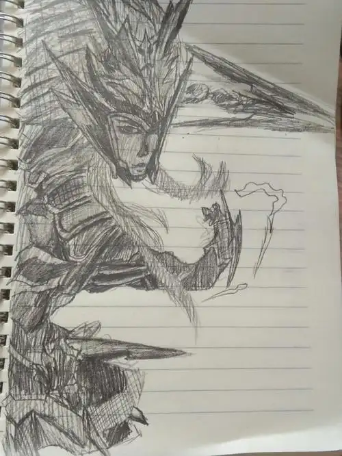 马超神威素描内含教程