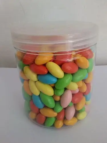 罐装400g七彩小生彩色巧克力豆 彩虹巧克力糖 1罐包邮