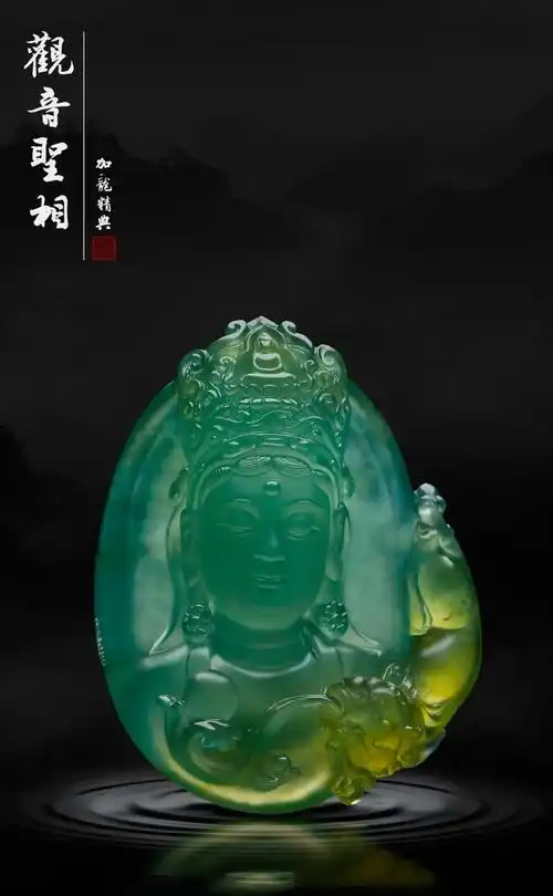 加龙大师大批精美翡翠玉雕作品欣赏品质好雕工好——绘声绘色
