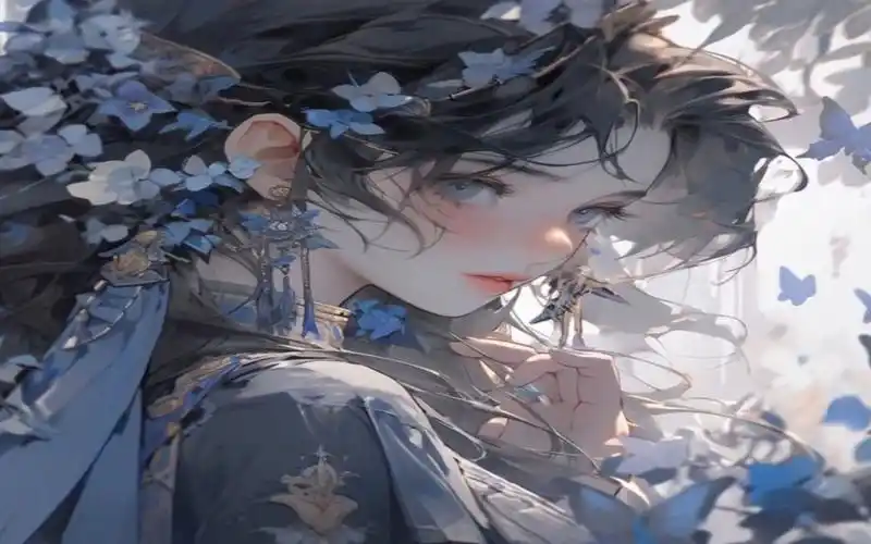 芳华绽放:梦幻美少女头像壁纸