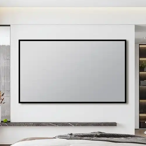 画框幕布高清抗光投影幕布92寸120寸150寸家用投影仪幕厂家批发