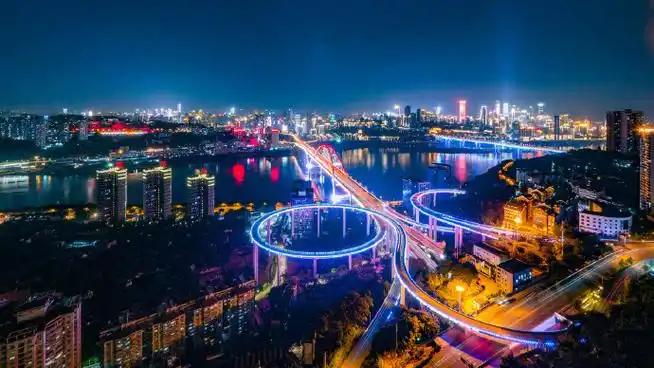 晚安重庆#感恩有你,明日再约晚安～  (图为重庆夜景)