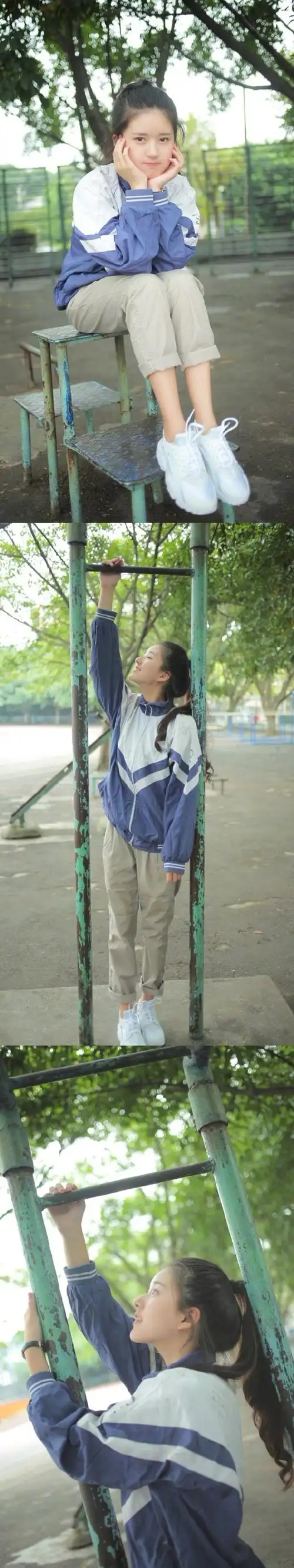 赵露思早期校园照##赵露思早期校园写真