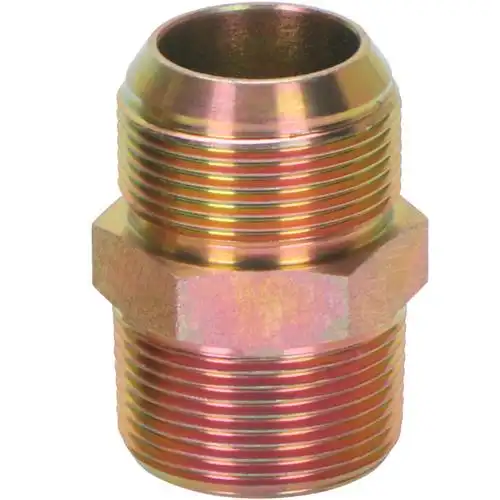 接头高压液压油管外丝直接异径2分3分4分管接头