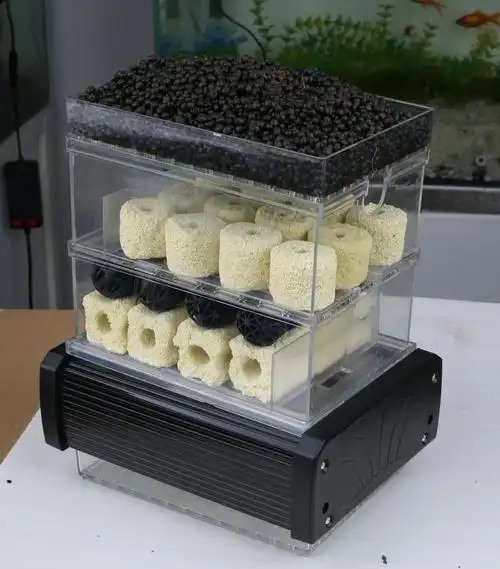 yb-081植物雨淋瀑布生态滴流过滤器 鱼缸水族箱滴流盒过滤盒