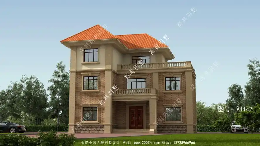 两层半农村住宅设计图带露台