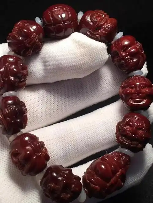 完美包浆橄榄核雕