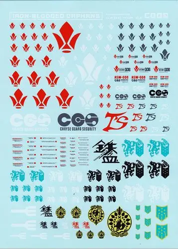 ty-01铁华团无双水贴 铁华团无双ty-01水贴