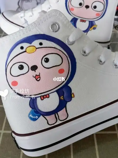 冷兔宝宝手绘鞋创意个性潮鞋