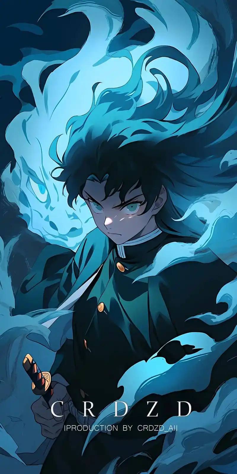 mid journey |鬼灭之刃壁纸.#ai #鬼灭之刃  - 抖音