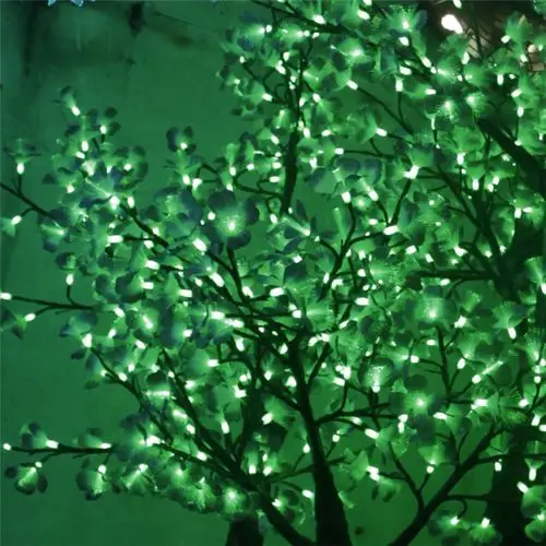 绿色led仿真银杏树灯发光树led仿真树灯生产厂家