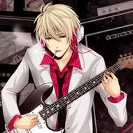 戴耳机的动漫男生头像迷上音乐的男生安静的样子