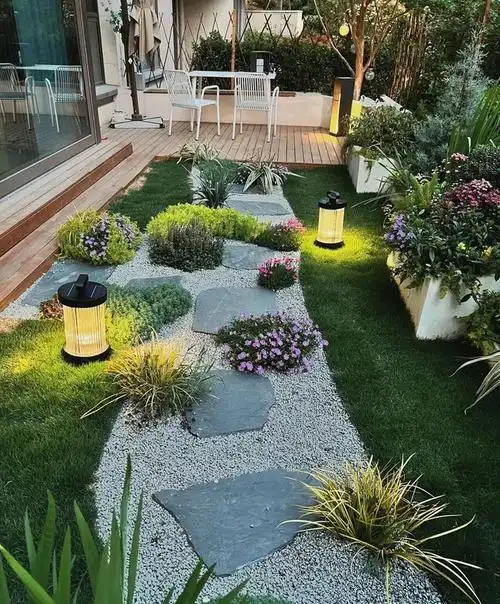 一楼40㎡小院,改造花园经验分享,简单省钱还特漂亮,照着做吧